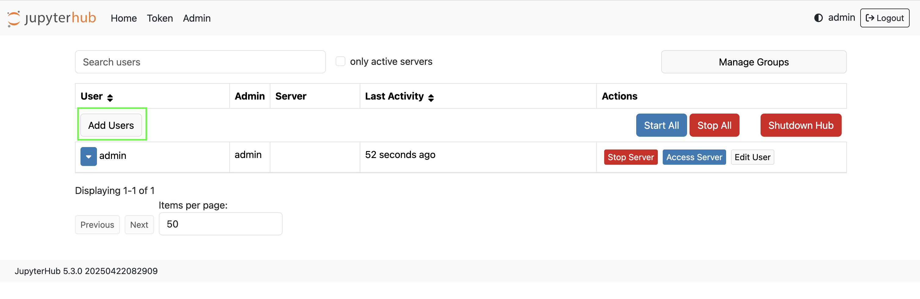 jupyterhub-admin